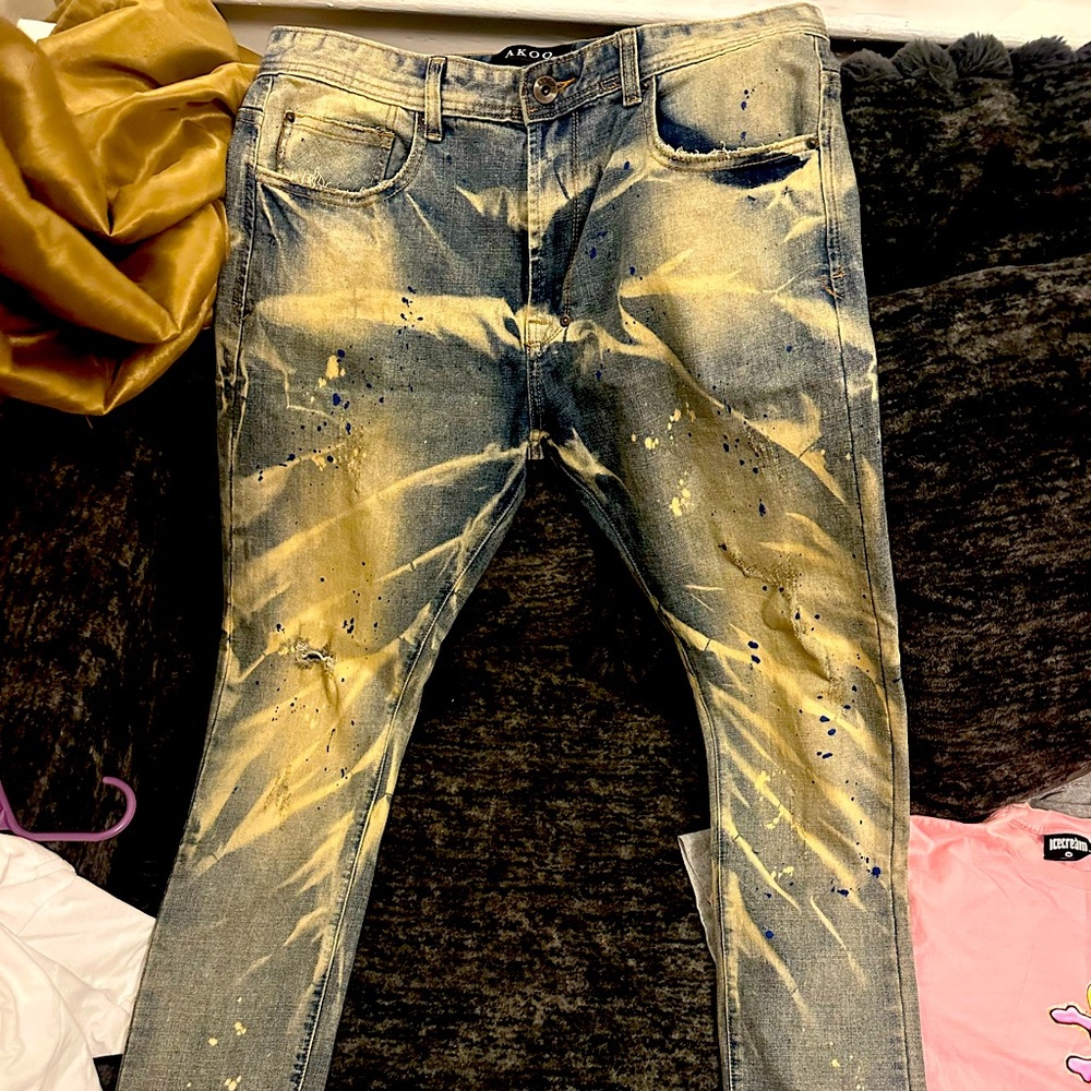 Akoo jeans slightly worn